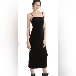 RALPH LAUREN velvet black dress